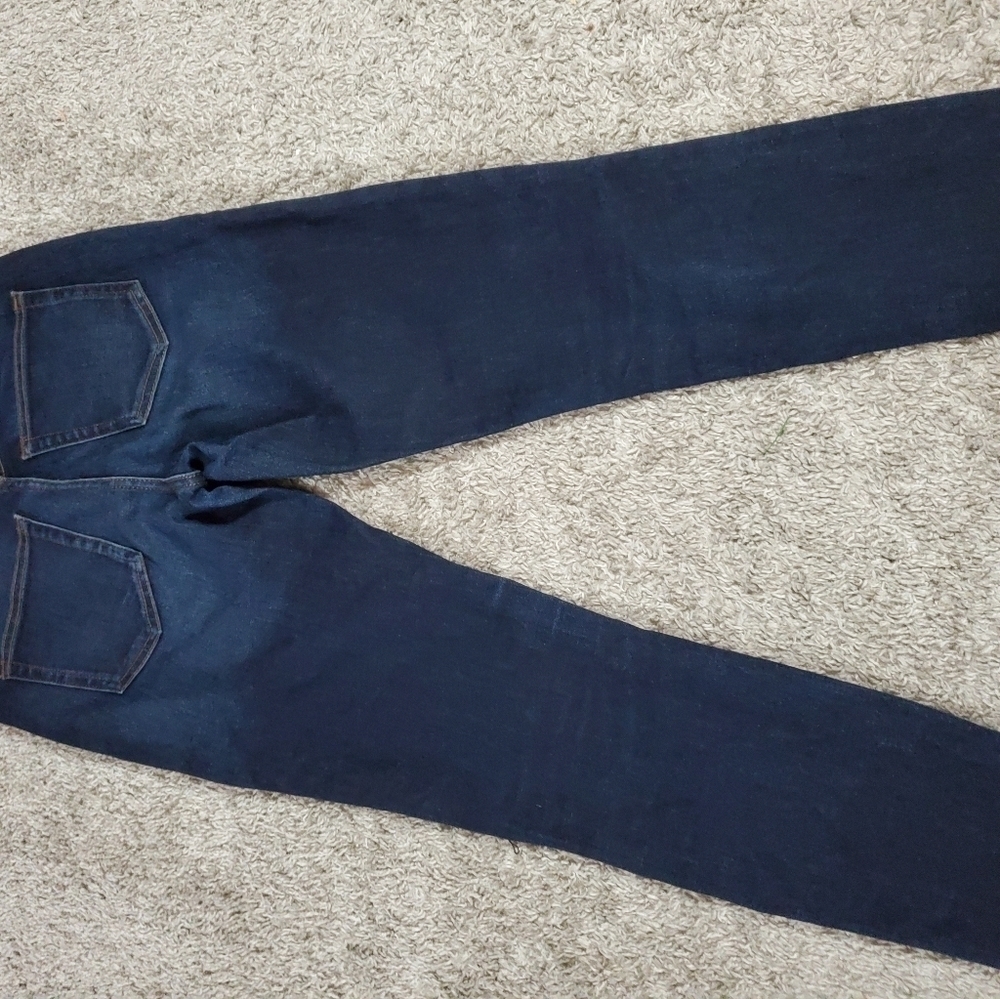Everlane Dark Wash High Rise Skinny Jeans - Picture 5 of 9